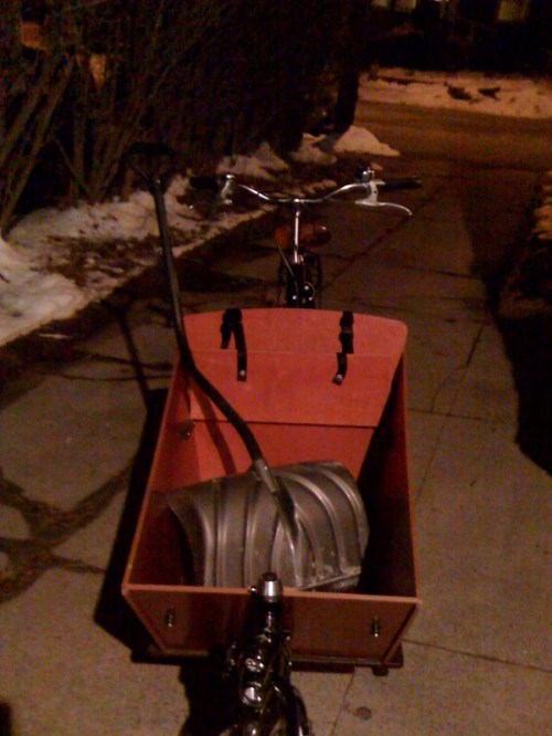 Snow Shovel + Bakfiets